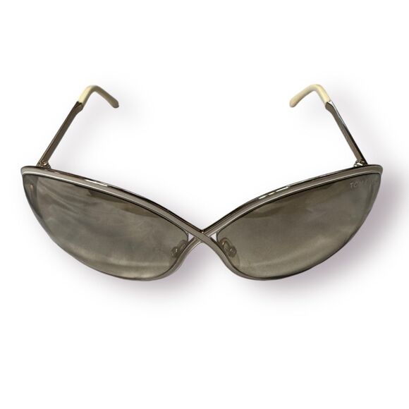 Tom‎ Ford TF 179 28B Rickie Gold/Beige Sunglasses - Picture 1 of 7